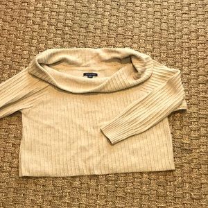 American Eagle cropped oversized sweater